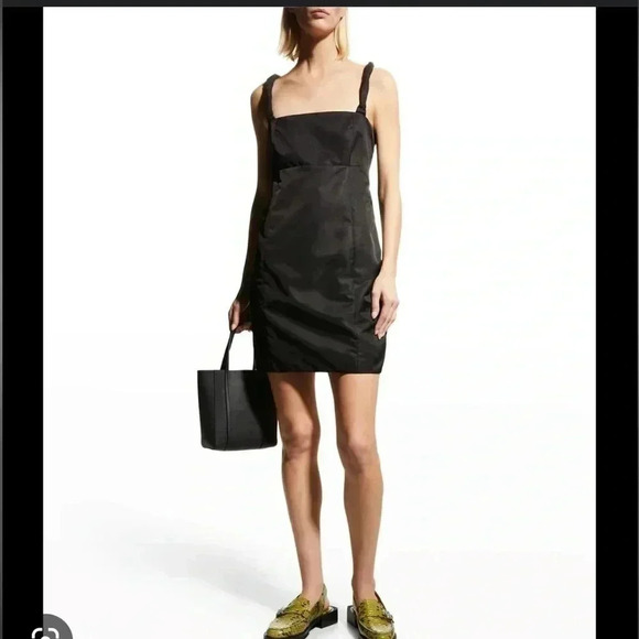 🆕 GANNI Nylon Tank Mini Dress - Picture 1 of 10